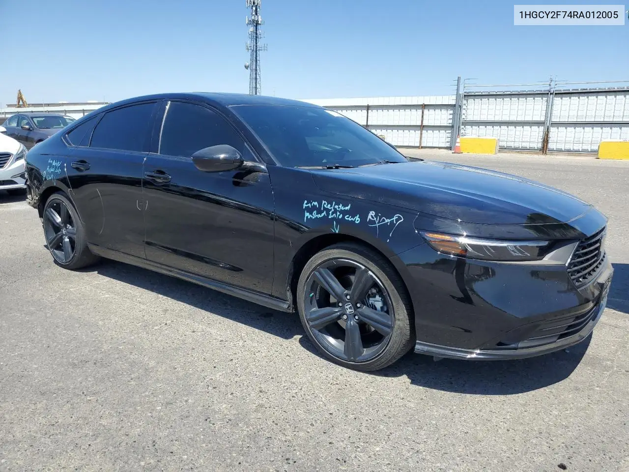 2024 Honda Accord Hybrid Sport-L VIN: 1HGCY2F74RA012005 Lot: 61832425