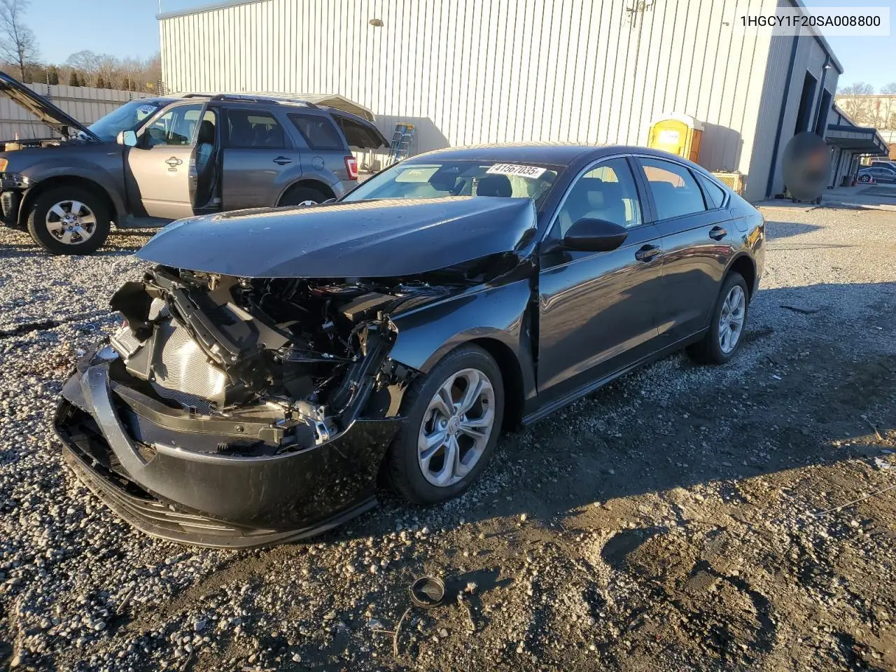 2025 Honda Accord Lx VIN: 1HGCY1F20SA008800 Lot: 41567035