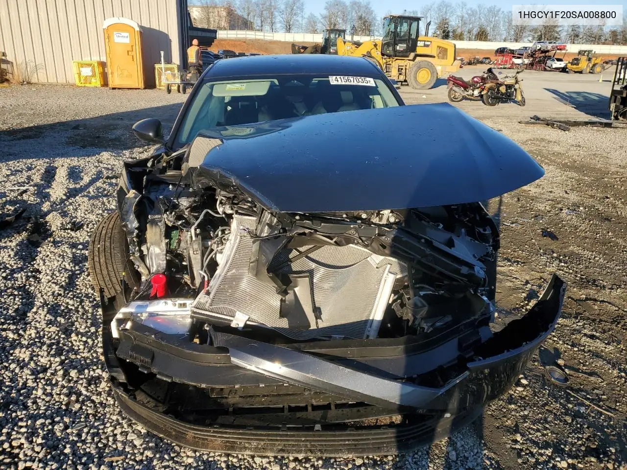 2025 Honda Accord Lx VIN: 1HGCY1F20SA008800 Lot: 41567035