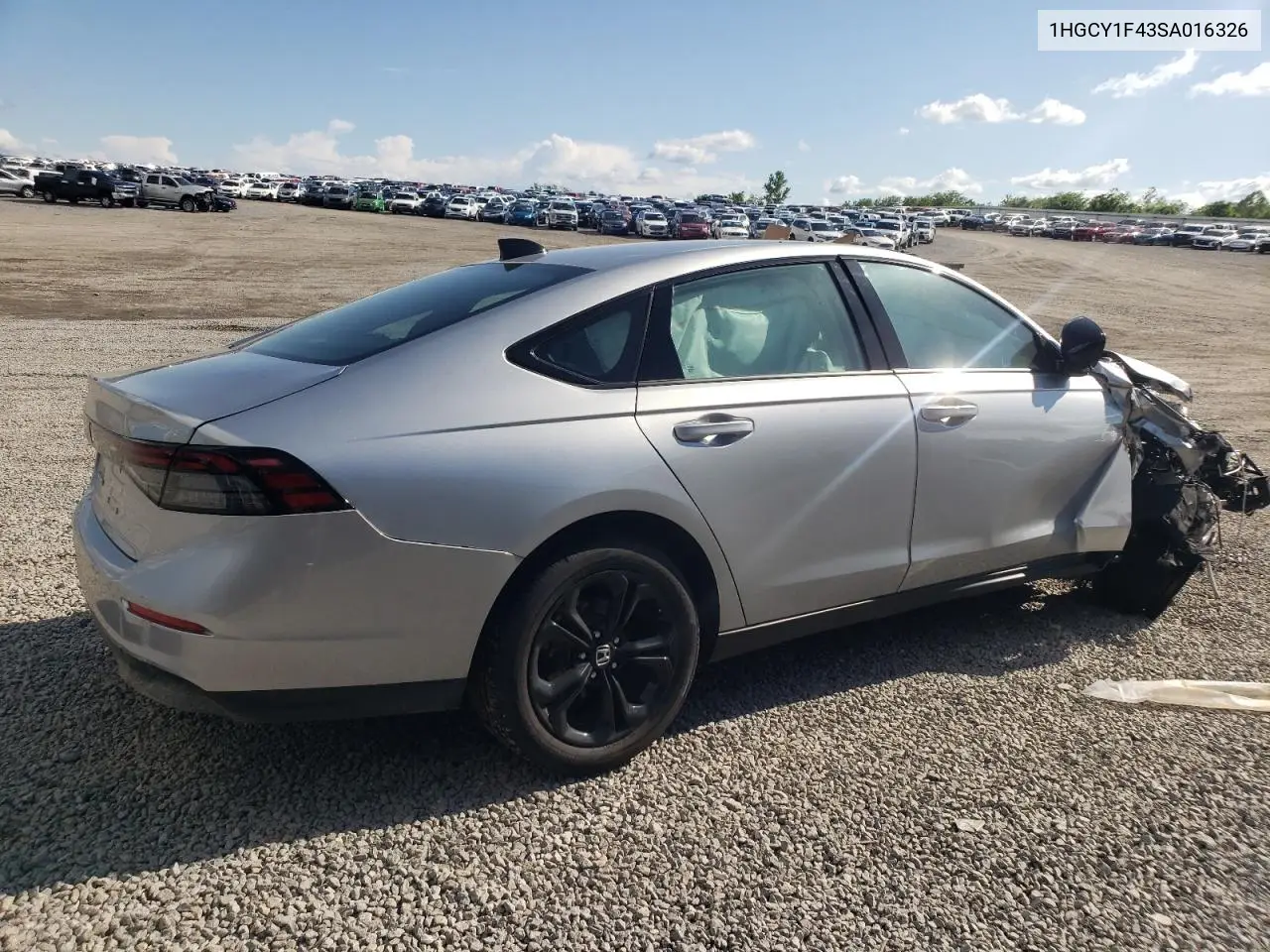 2025 Honda Accord Se VIN: 1HGCY1F43SA016326 Lot: 56361375