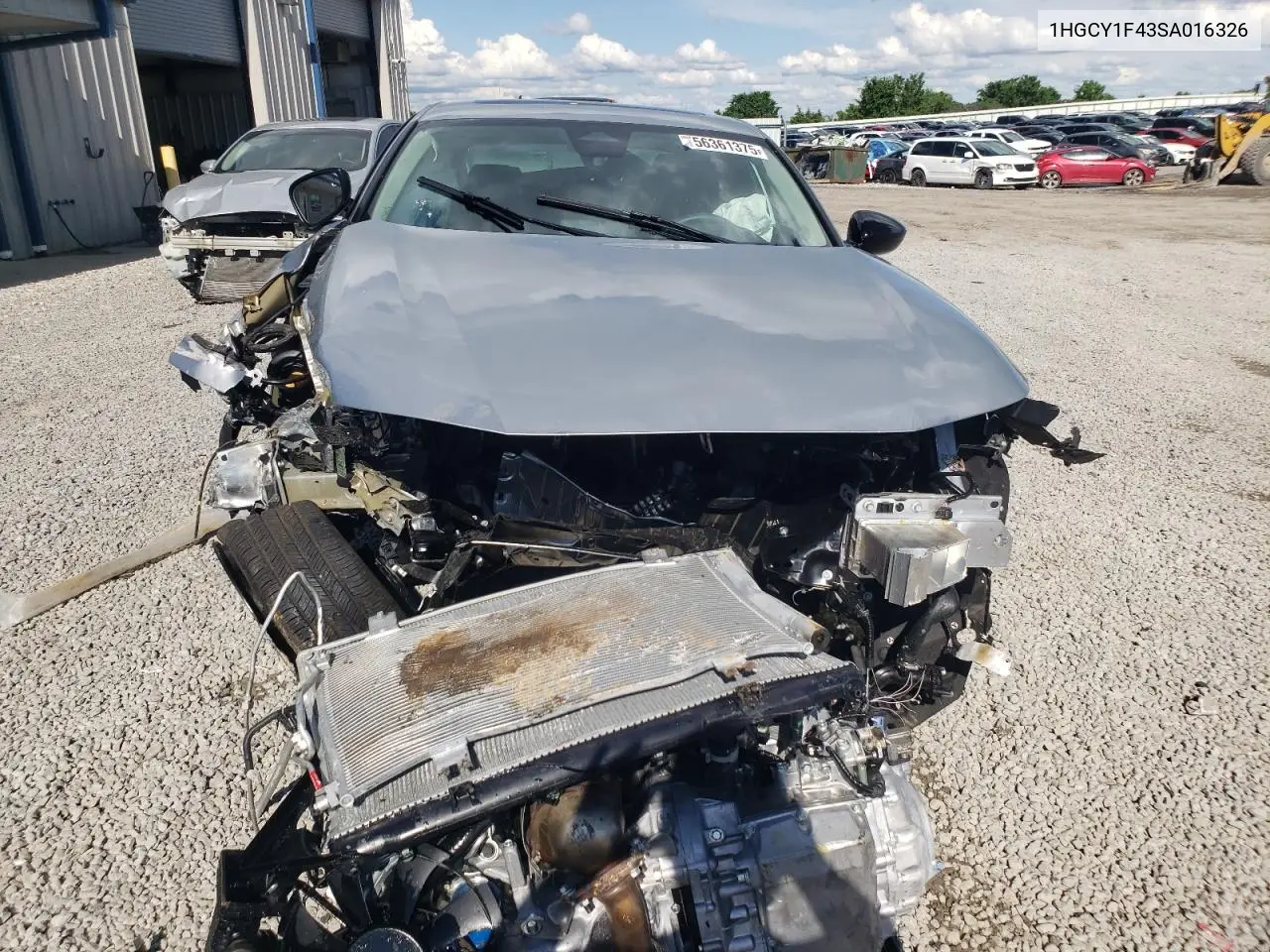 2025 Honda Accord Se VIN: 1HGCY1F43SA016326 Lot: 56361375