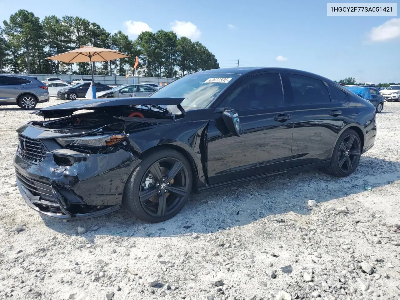 2025 Honda Accord Hybrid Sport-L VIN: 1HGCY2F77SA051421 Lot: 63022535