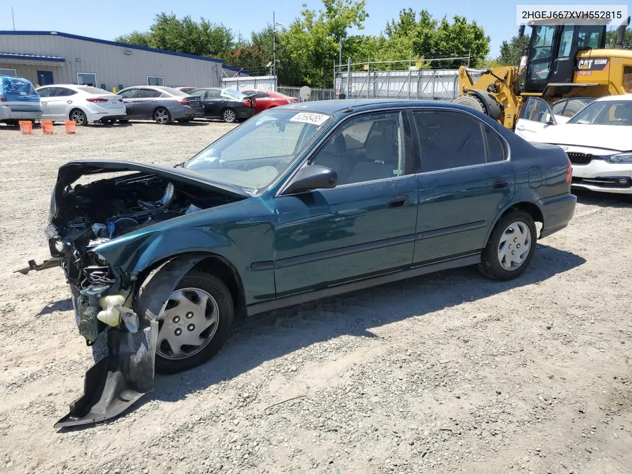1997 Honda Civic Lx VIN: 2HGEJ667XVH552815 Lot: 62698485