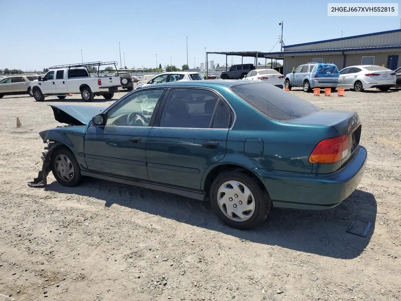 1997 Honda Civic Lx VIN: 2HGEJ667XVH552815 Lot: 62698485