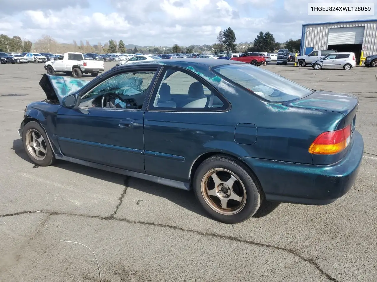 1998 Honda Civic Ex VIN: 1HGEJ824XWL128059 Lot: 50824835