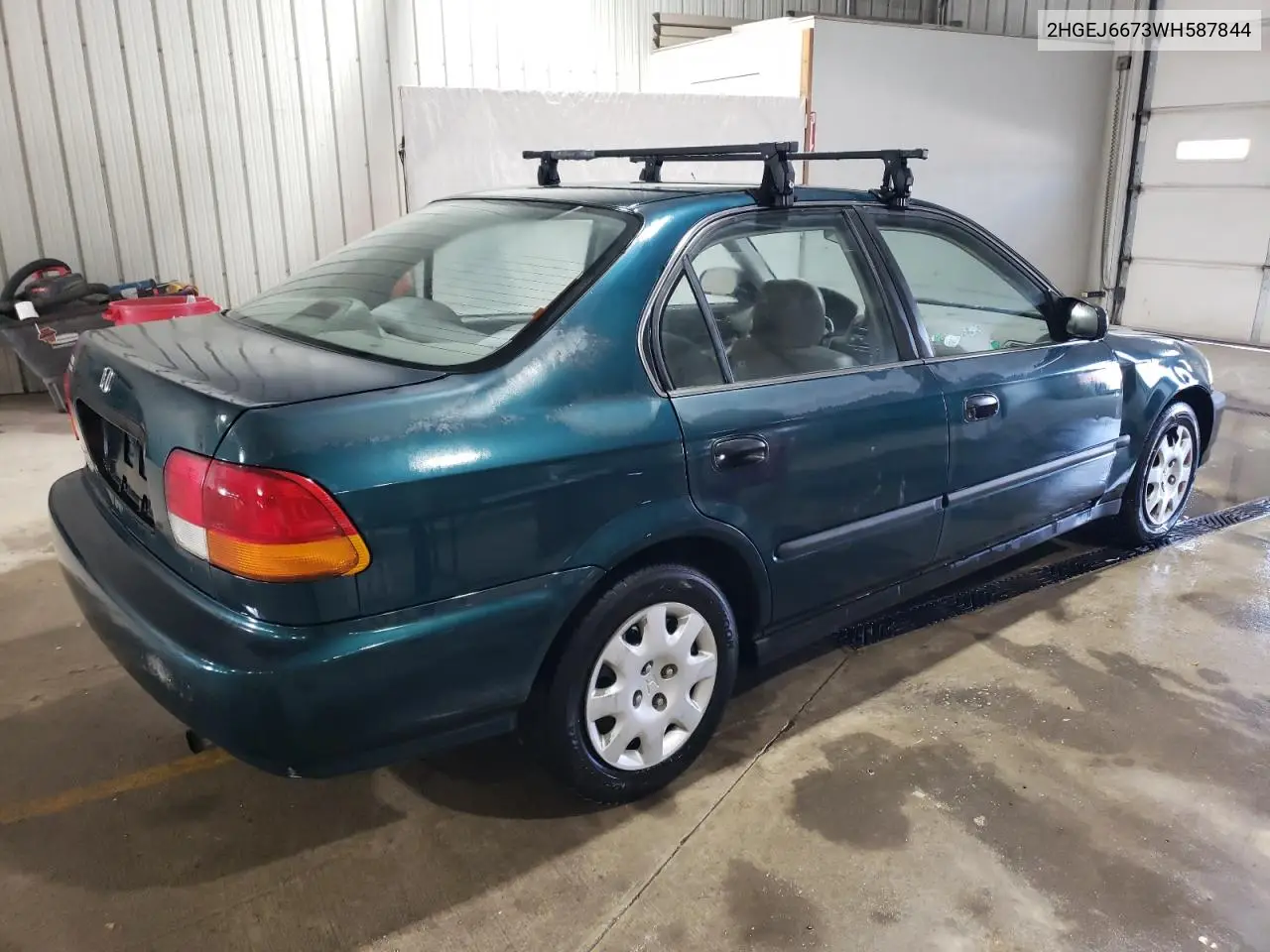 1998 Honda Civic Lx VIN: 2HGEJ6673WH587844 Lot: 53512155
