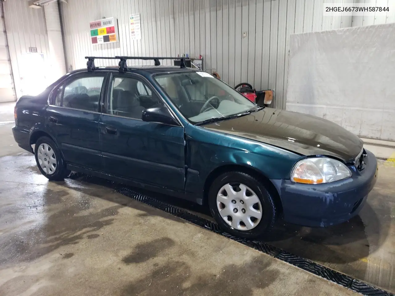 1998 Honda Civic Lx VIN: 2HGEJ6673WH587844 Lot: 53512155