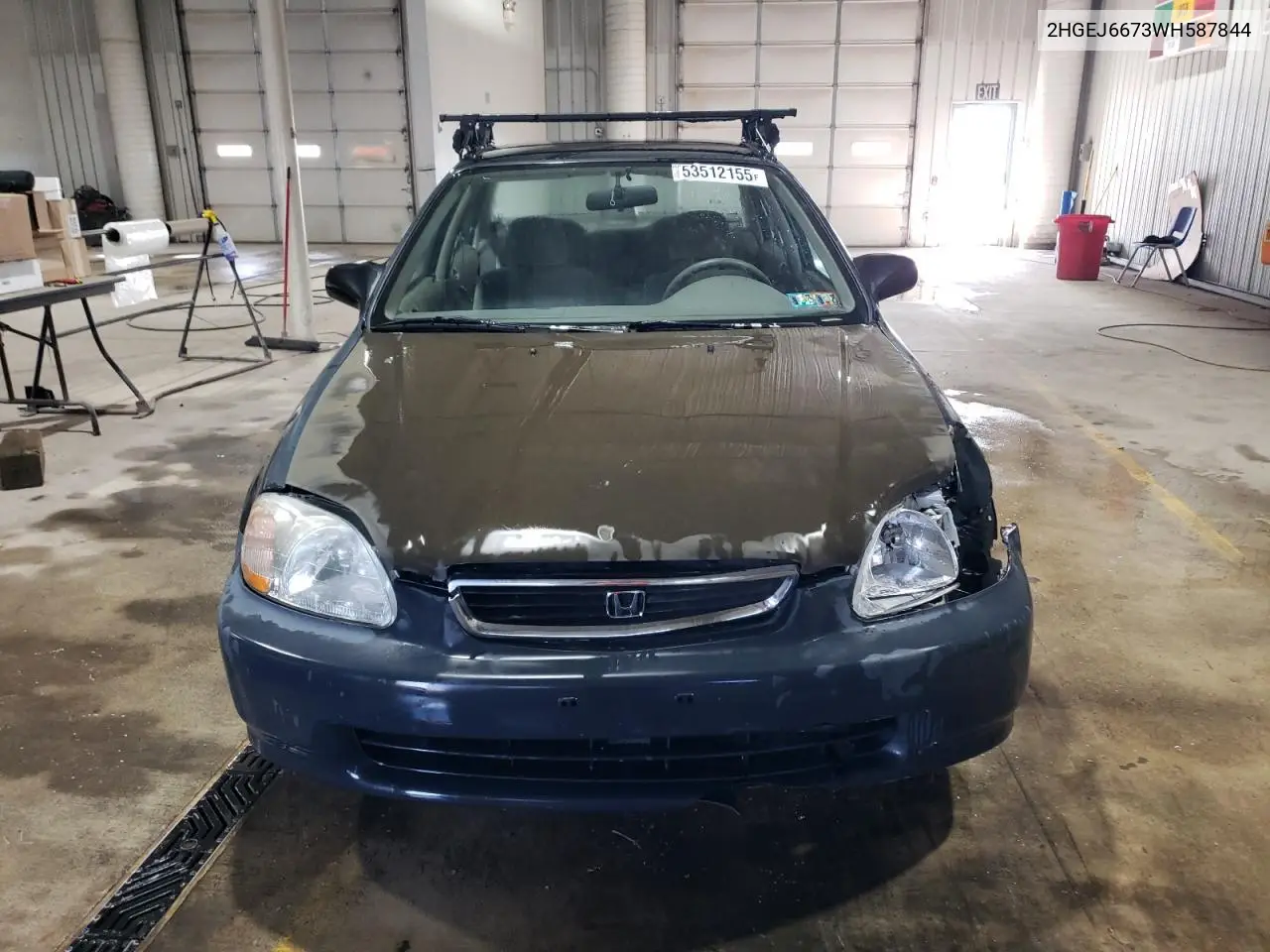 1998 Honda Civic Lx VIN: 2HGEJ6673WH587844 Lot: 53512155