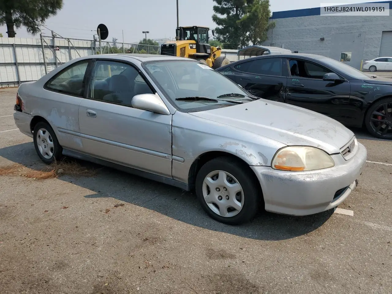 1998 Honda Civic Ex VIN: 1HGEJ8241WL019151 Lot: 54614595