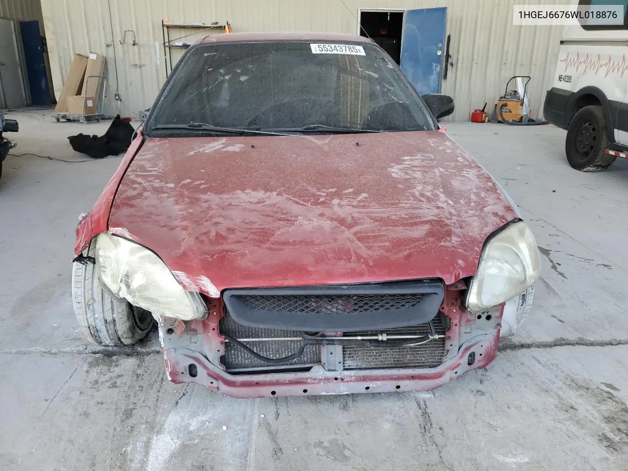 1998 Honda Civic Lx VIN: 1HGEJ6676WL018876 Lot: 55343785