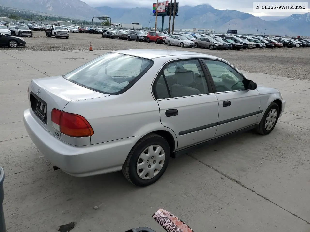 1998 Honda Civic Lx VIN: 2HGEJ6579WH558320 Lot: 55529535