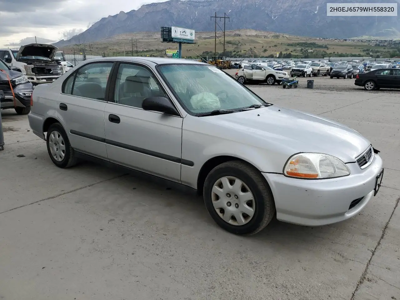 1998 Honda Civic Lx VIN: 2HGEJ6579WH558320 Lot: 55529535