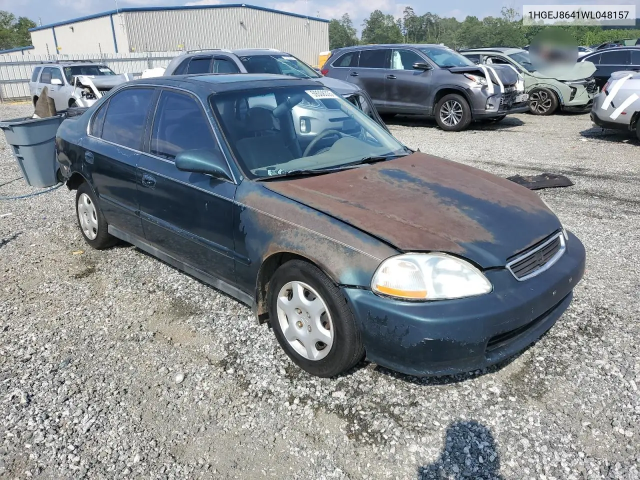 1998 Honda Civic Ex VIN: 1HGEJ8641WL048157 Lot: 59308335