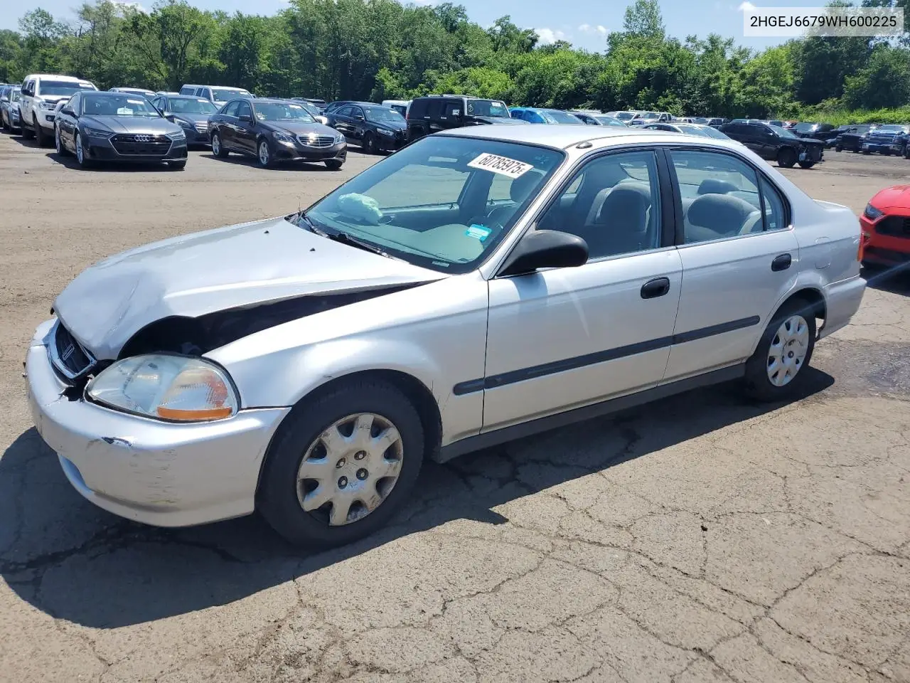 1998 Honda Civic Lx VIN: 2HGEJ6679WH600225 Lot: 60785975