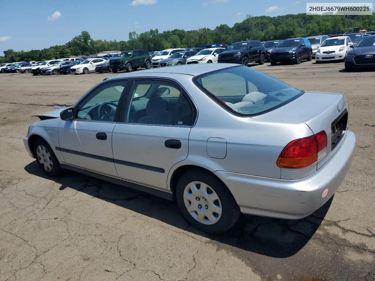 1998 Honda Civic Lx VIN: 2HGEJ6679WH600225 Lot: 60785975