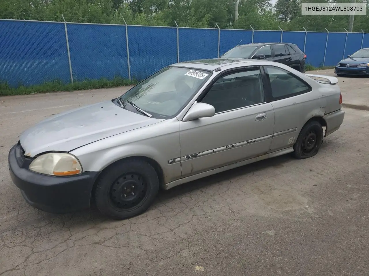 1998 Honda Civic Si VIN: 1HGEJ8124WL808703 Lot: 60949755