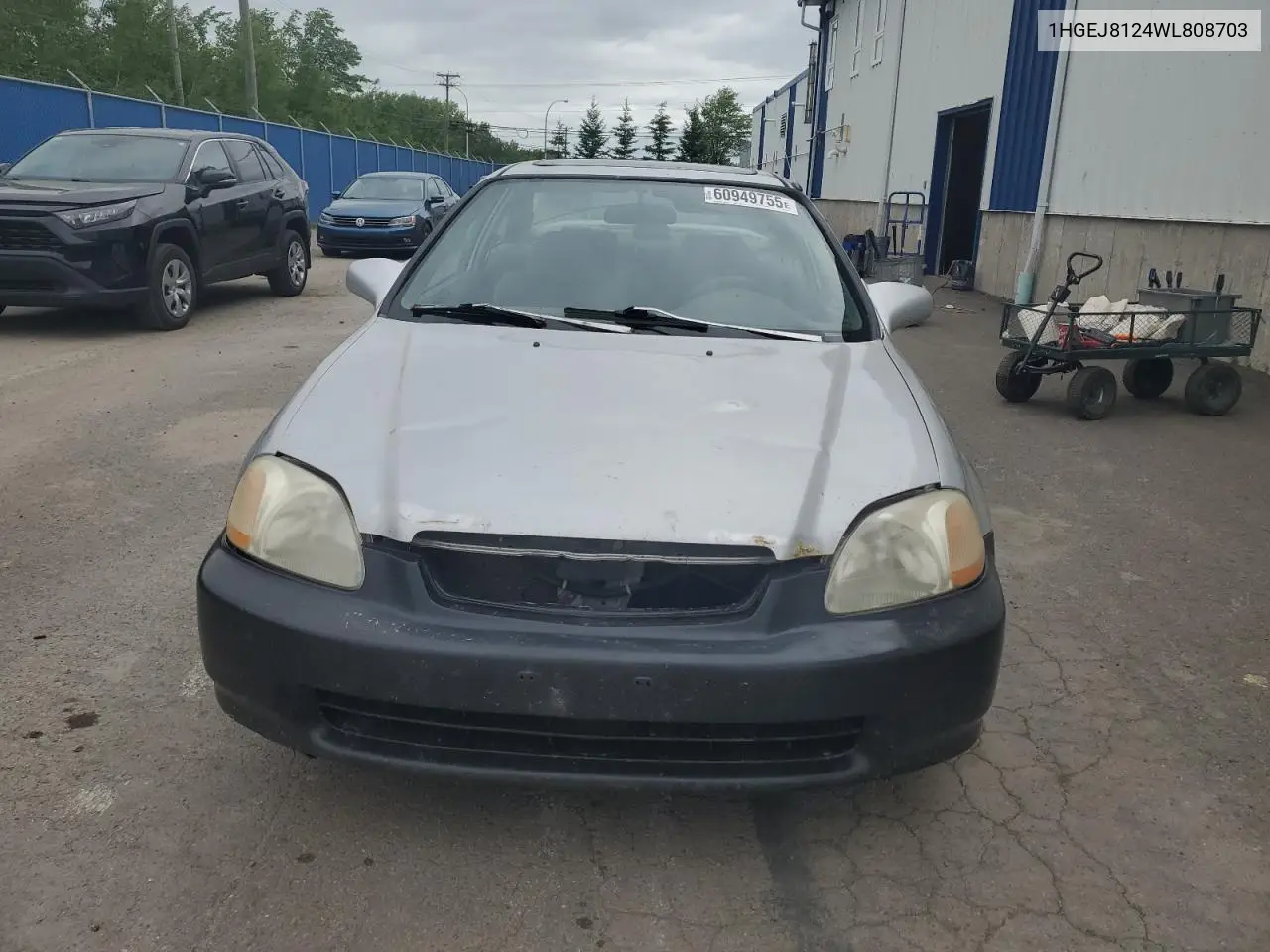 1998 Honda Civic Si VIN: 1HGEJ8124WL808703 Lot: 60949755