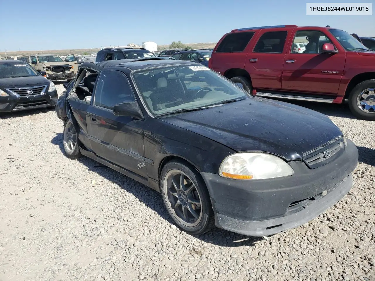 1998 Honda Civic Ex VIN: 1HGEJ8244WL019015 Lot: 61253885