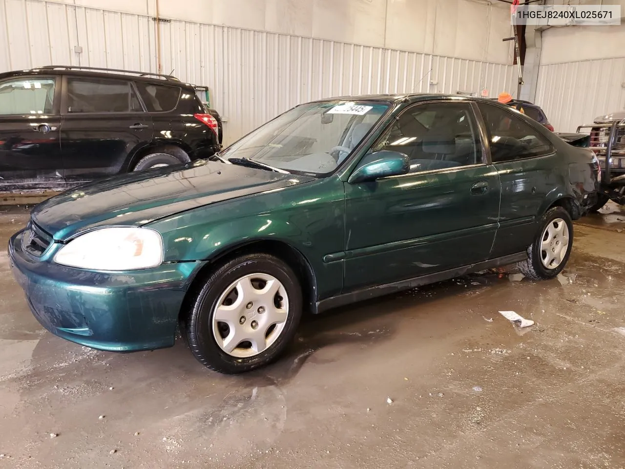 1999 Honda Civic Ex VIN: 1HGEJ8240XL025671 Lot: 42625445