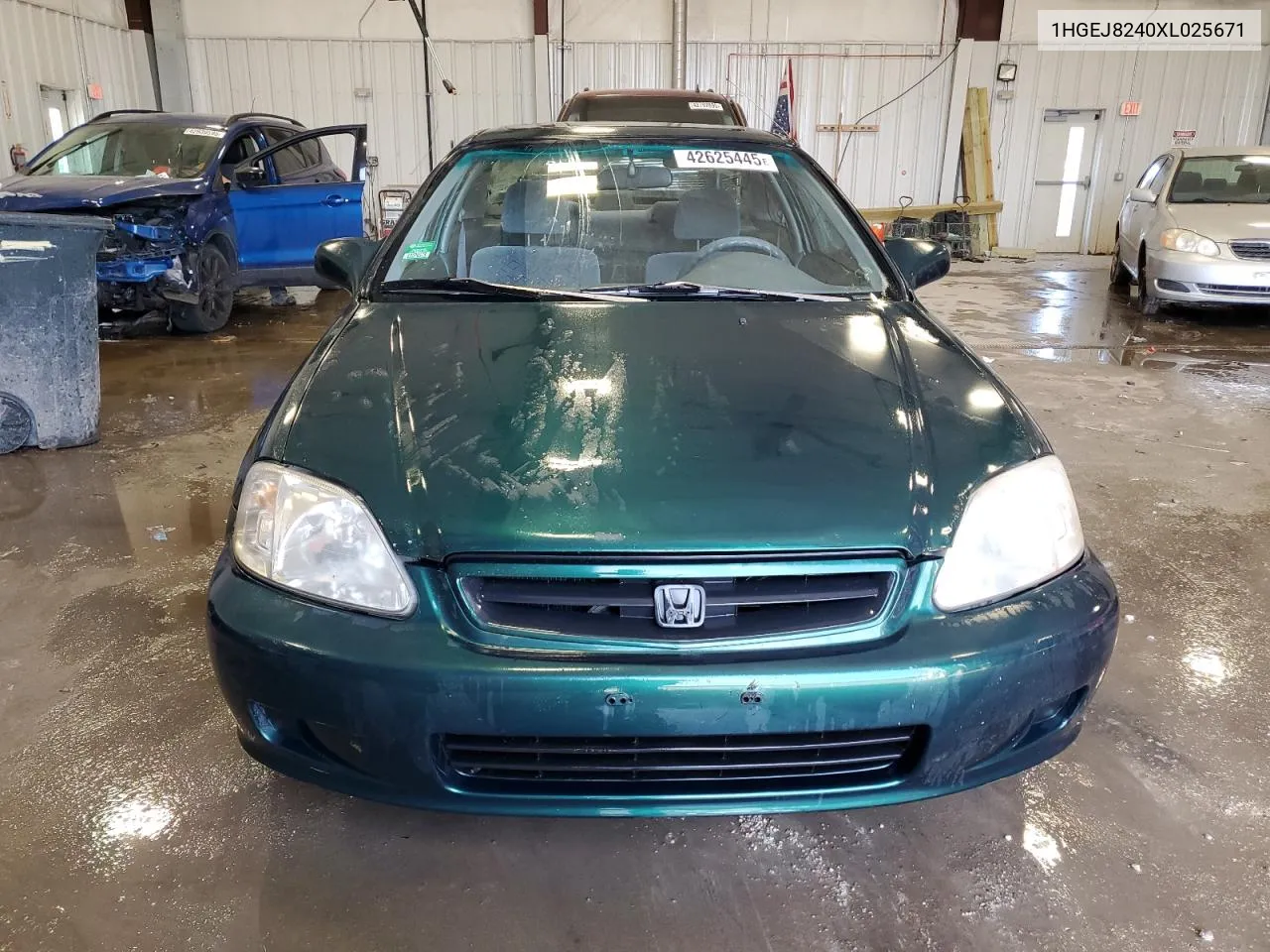 1999 Honda Civic Ex VIN: 1HGEJ8240XL025671 Lot: 42625445