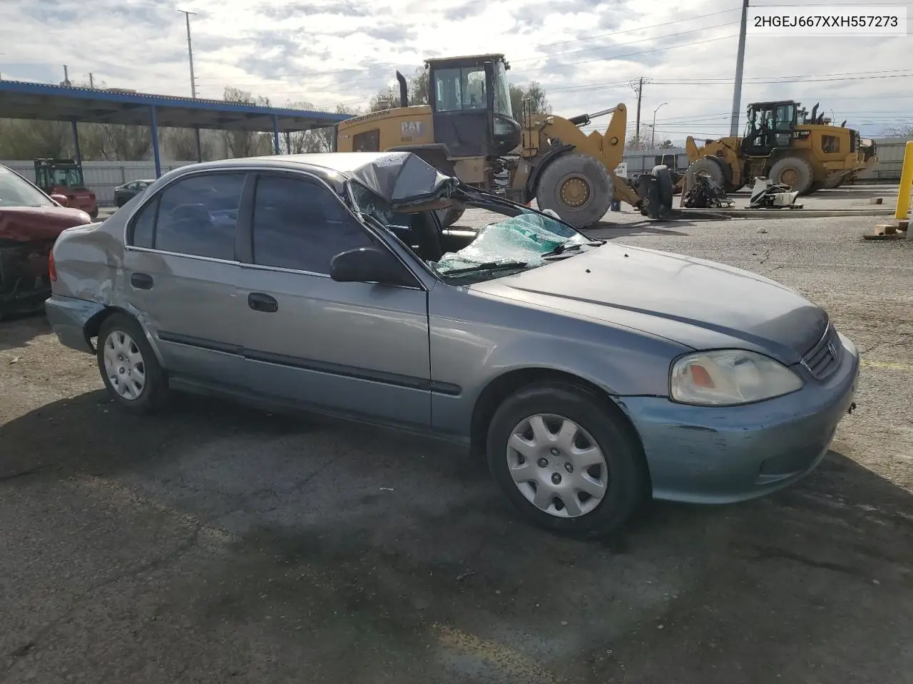 1999 Honda Civic Lx VIN: 2HGEJ667XXH557273 Lot: 46949355