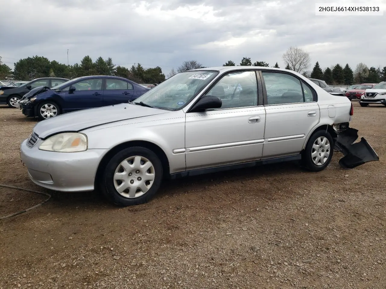 1999 Honda Civic Base VIN: 2HGEJ6614XH538133 Lot: 54073615