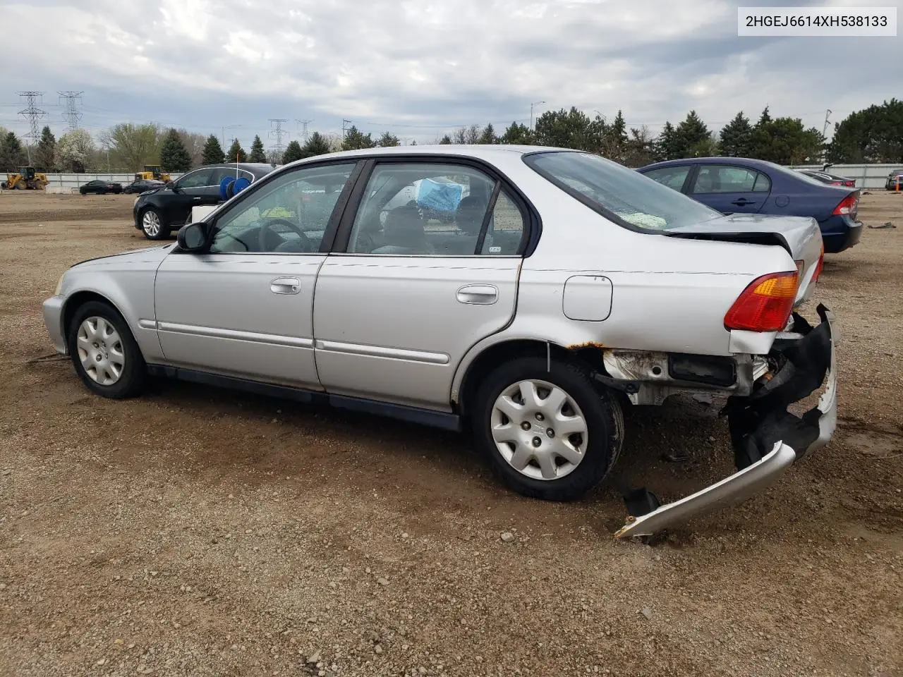 1999 Honda Civic Base VIN: 2HGEJ6614XH538133 Lot: 54073615