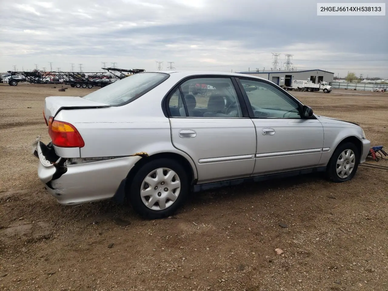 1999 Honda Civic Base VIN: 2HGEJ6614XH538133 Lot: 54073615