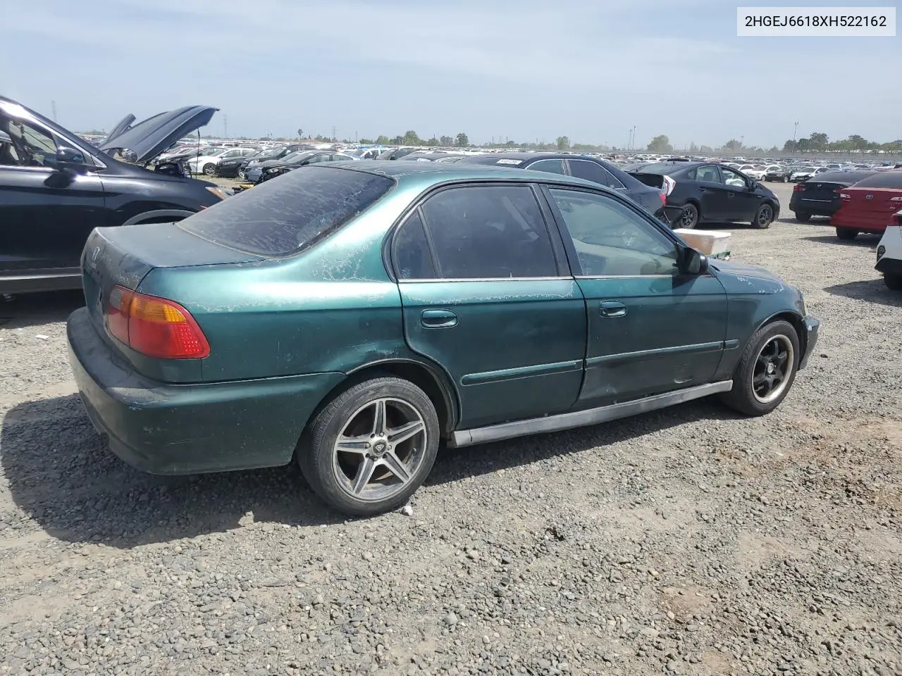 1999 Honda Civic Base VIN: 2HGEJ6618XH522162 Lot: 54427665