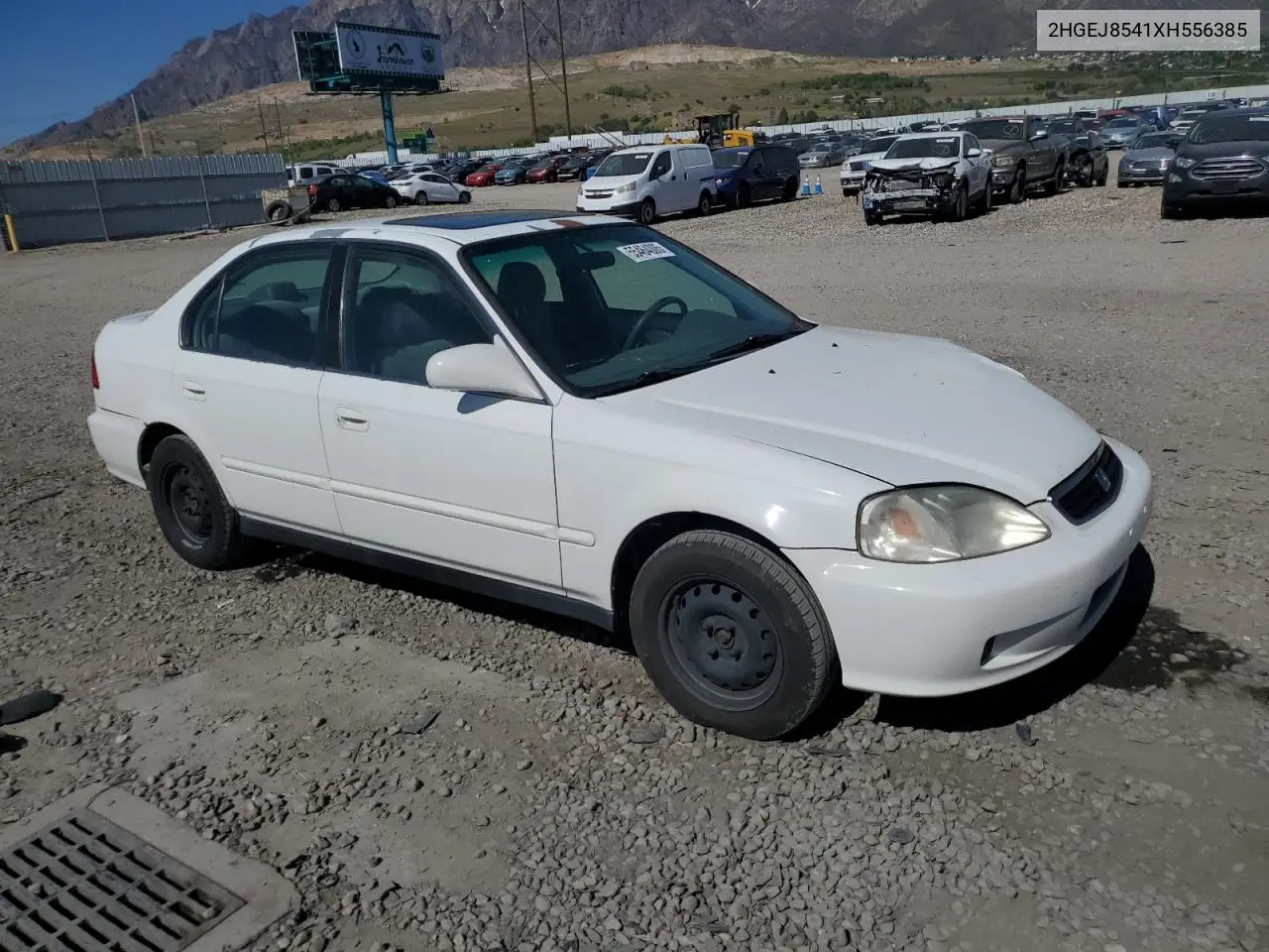 1999 Honda Civic Ex VIN: 2HGEJ8541XH556385 Lot: 55464005