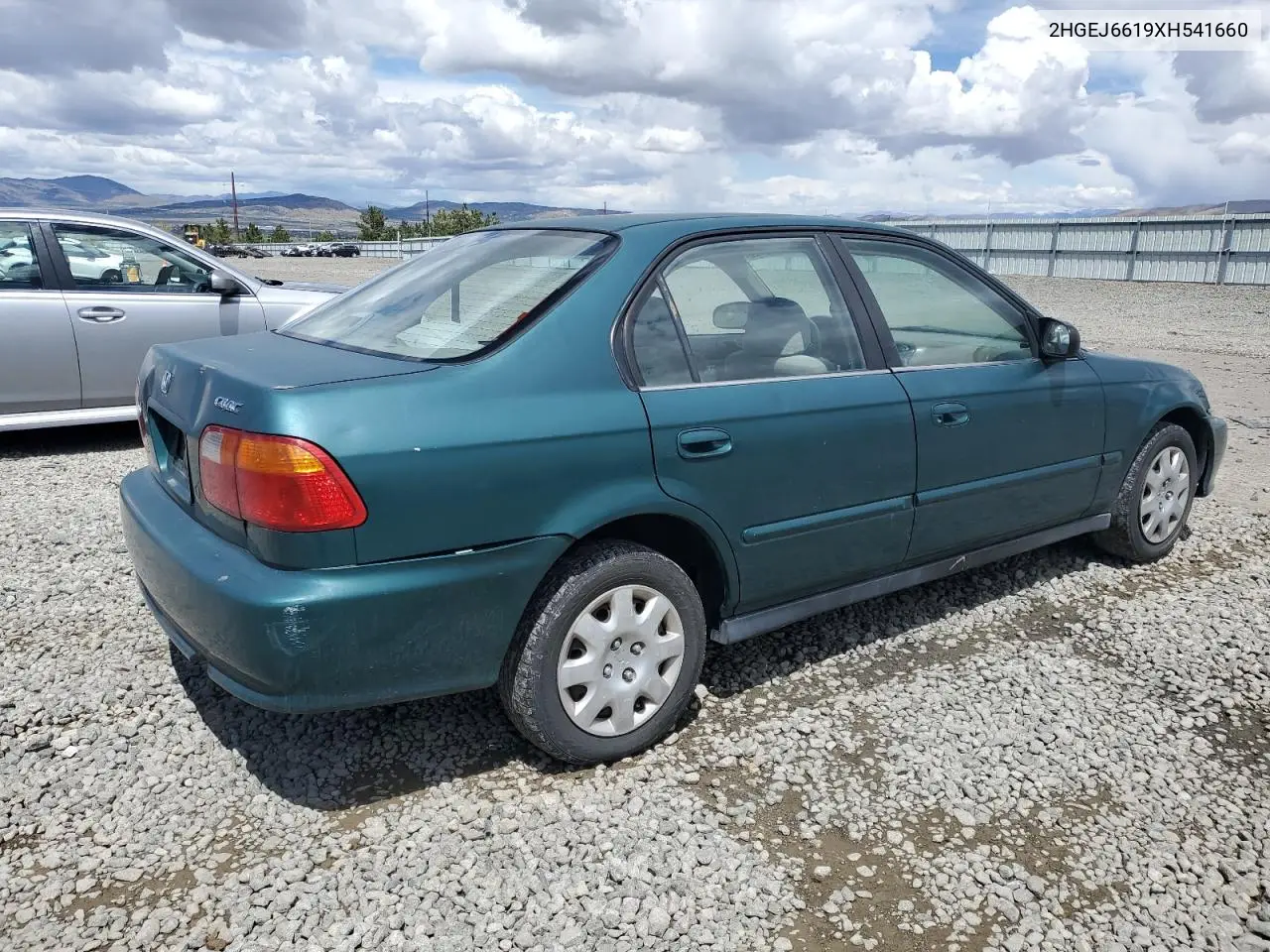1999 Honda Civic Base VIN: 2HGEJ6619XH541660 Lot: 55483125