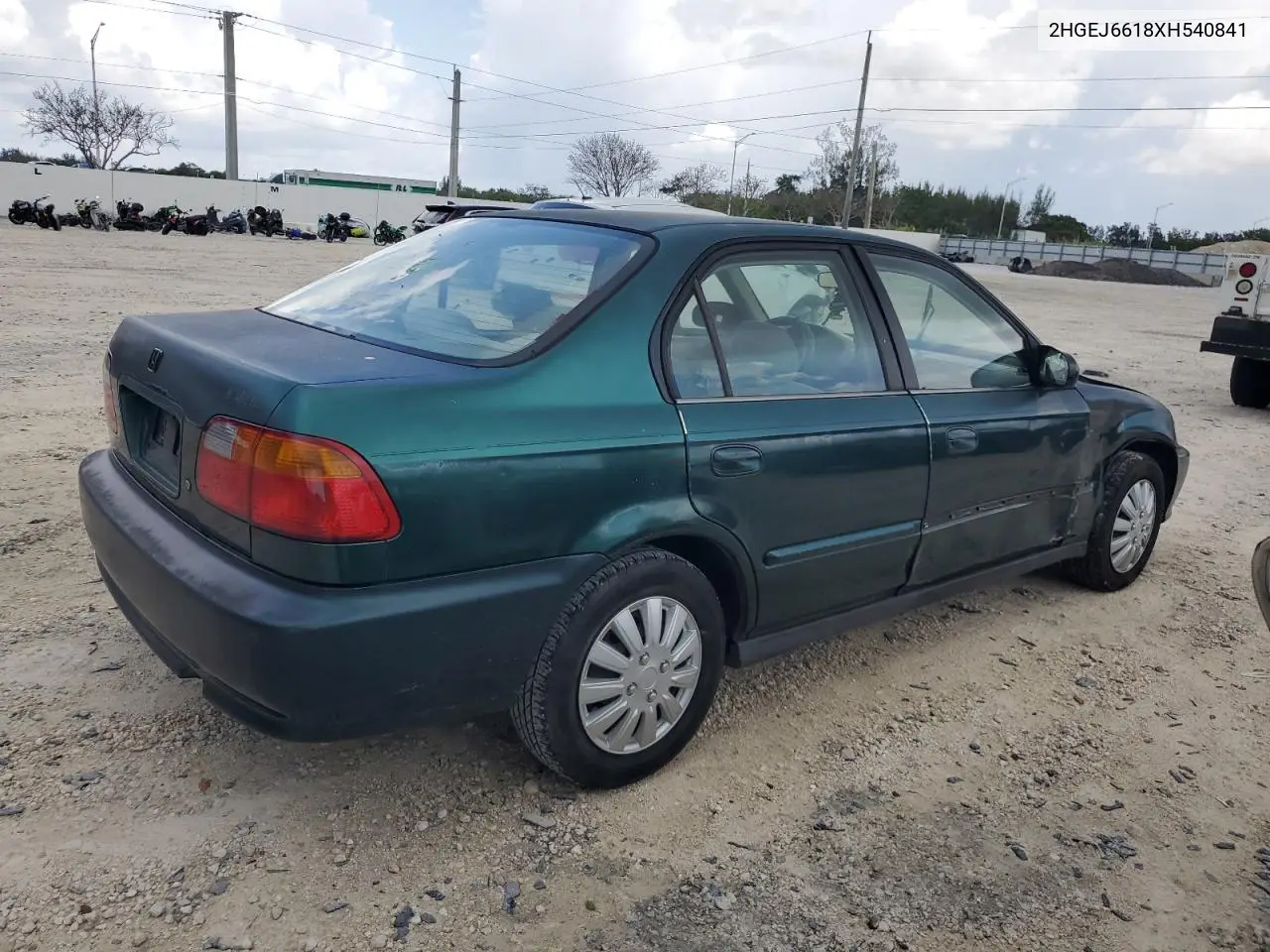 1999 Honda Civic Base VIN: 2HGEJ6618XH540841 Lot: 55841745