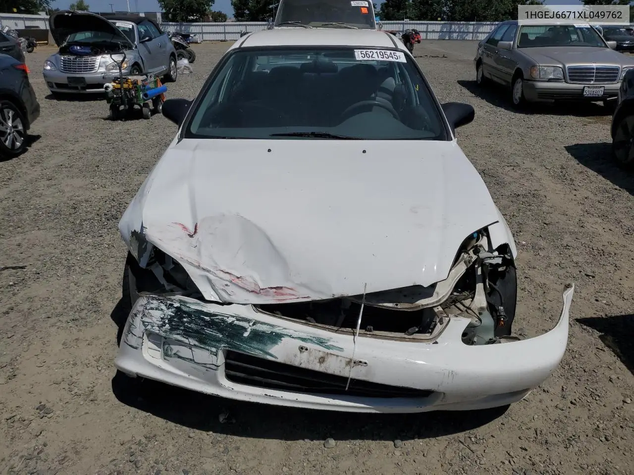1999 Honda Civic Lx VIN: 1HGEJ6671XL049762 Lot: 56219545