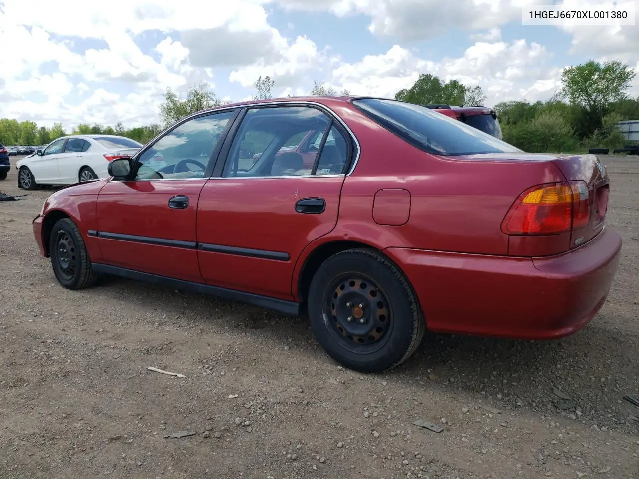 1999 Honda Civic Lx VIN: 1HGEJ6670XL001380 Lot: 56380745