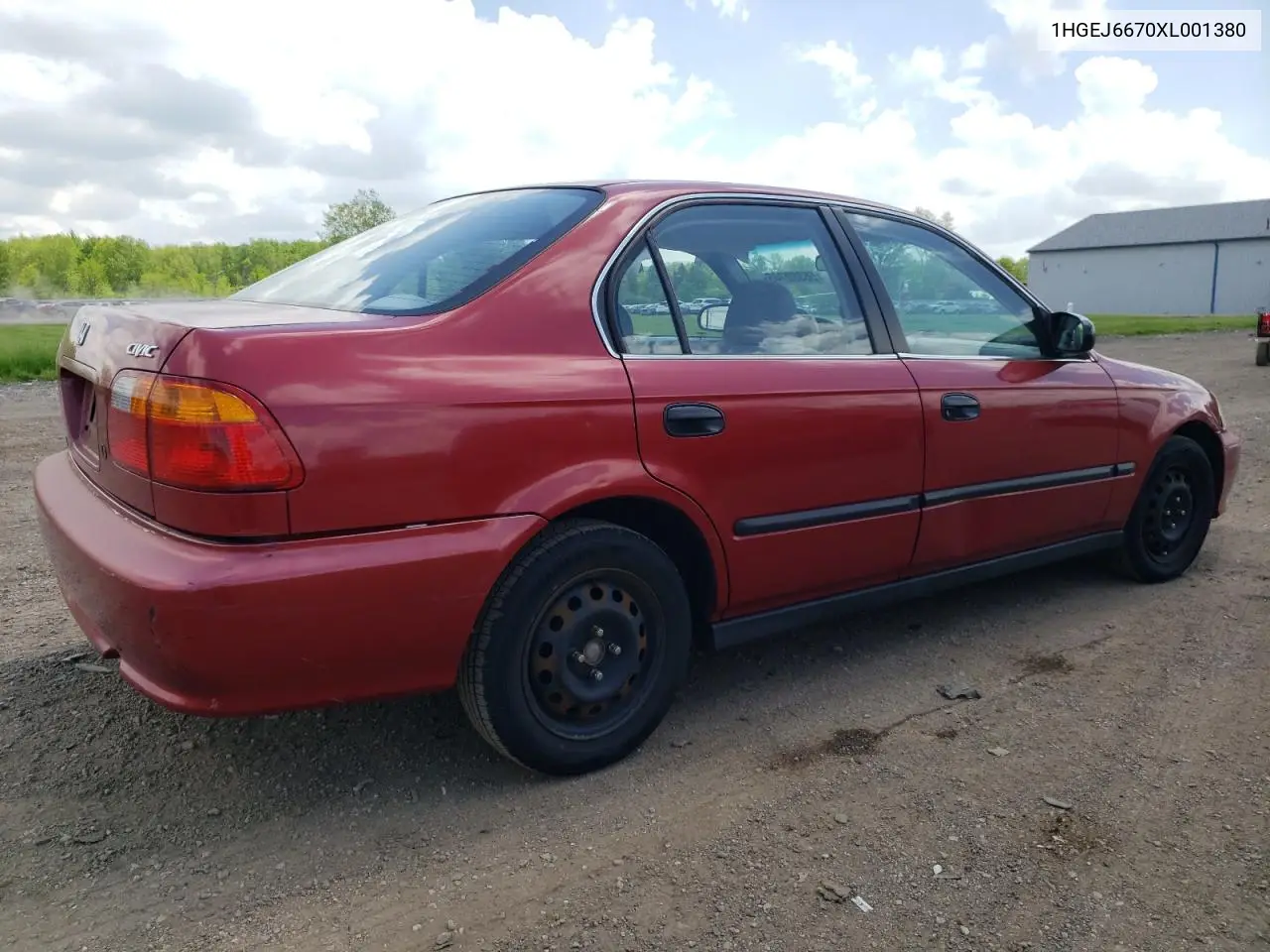 1999 Honda Civic Lx VIN: 1HGEJ6670XL001380 Lot: 56380745