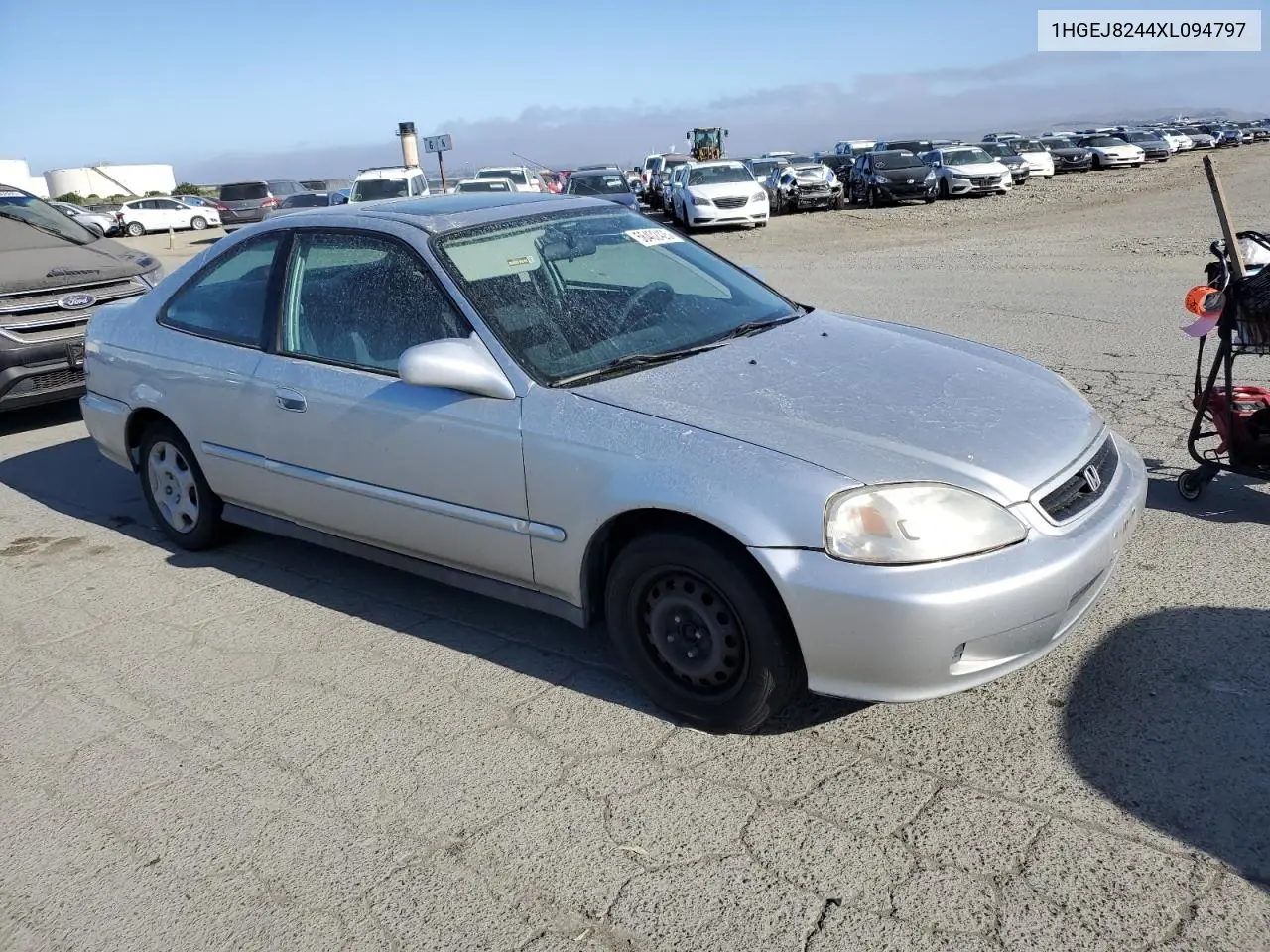 1999 Honda Civic Ex VIN: 1HGEJ8244XL094797 Lot: 56402425