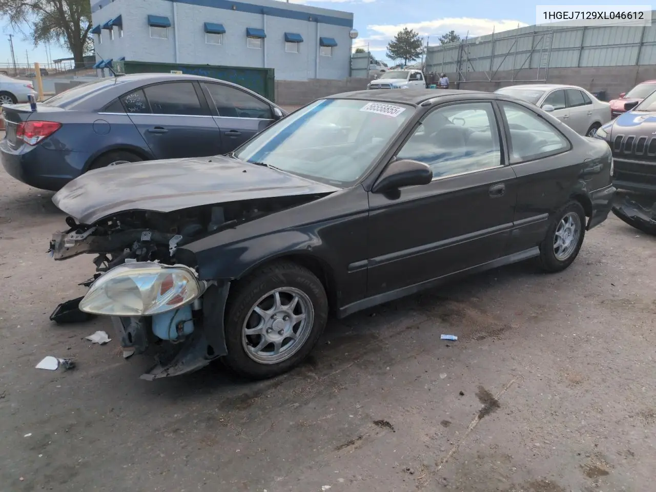 1999 Honda Civic Hx VIN: 1HGEJ7129XL046612 Lot: 56558855