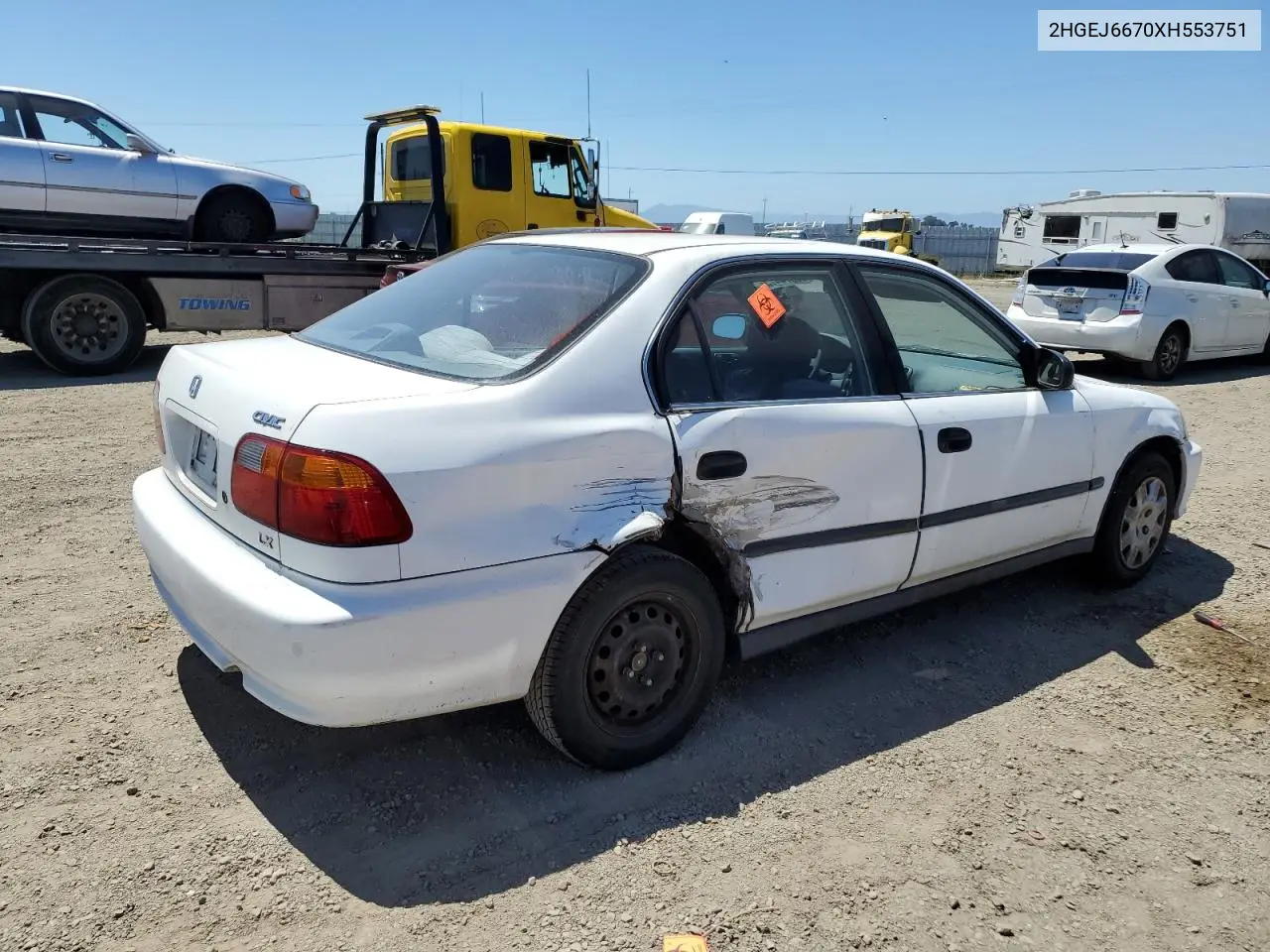 1999 Honda Civic Lx VIN: 2HGEJ6670XH553751 Lot: 56574415