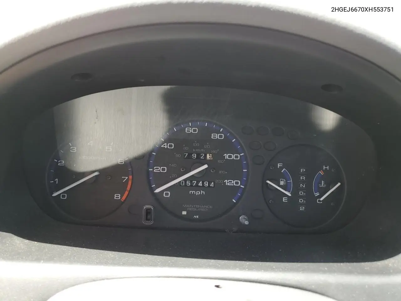 1999 Honda Civic Lx VIN: 2HGEJ6670XH553751 Lot: 56574415