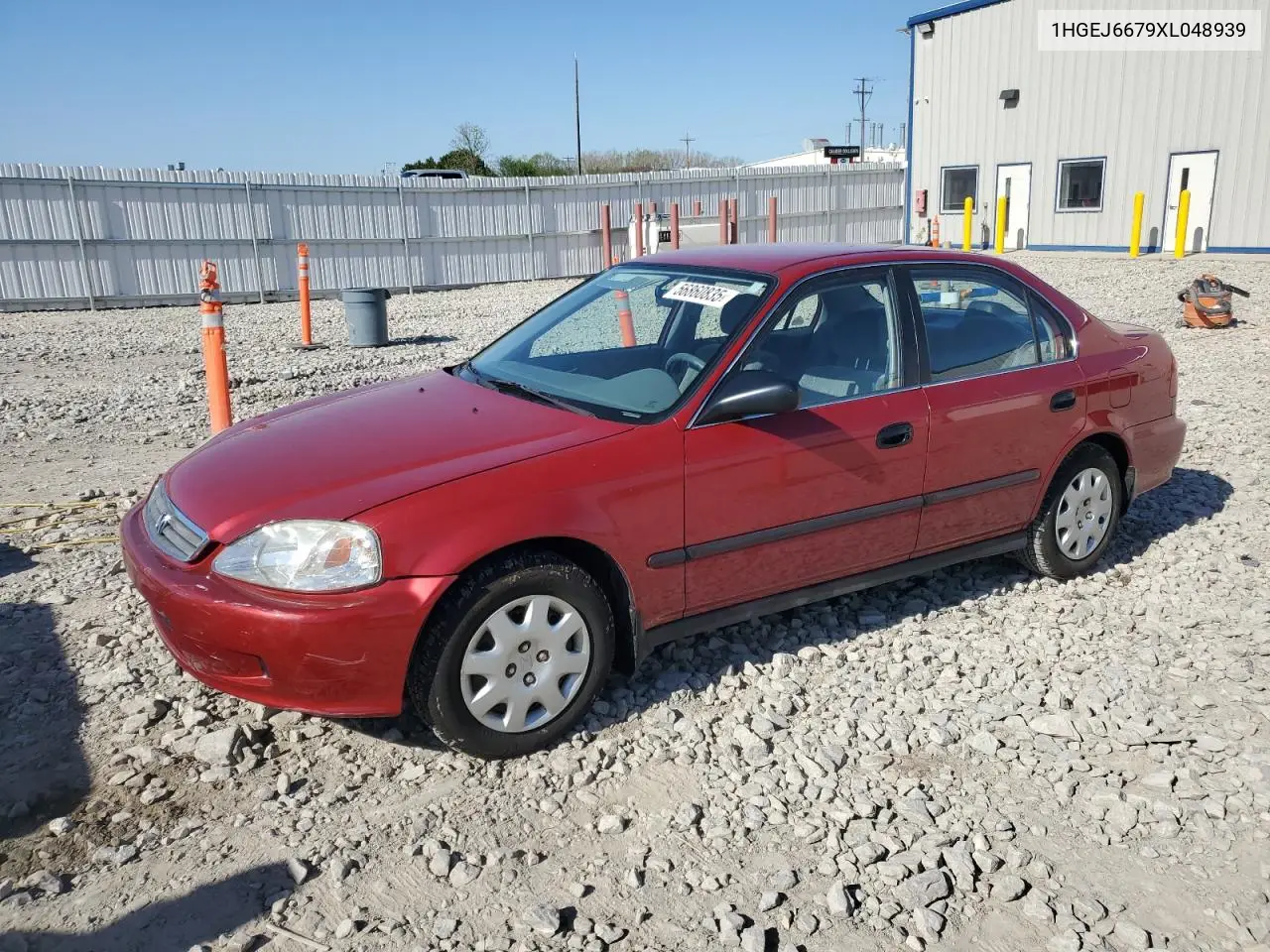 1999 Honda Civic Lx VIN: 1HGEJ6679XL048939 Lot: 56860835