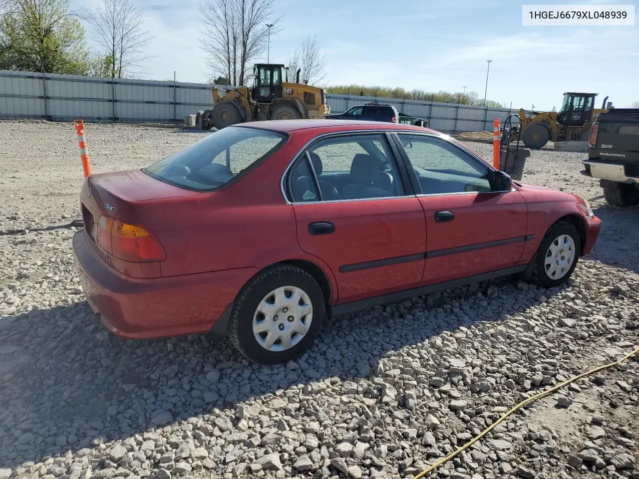 1999 Honda Civic Lx VIN: 1HGEJ6679XL048939 Lot: 56860835