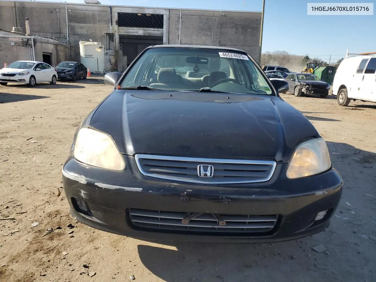 1999 Honda Civic Lx VIN: 1HGEJ6670XL015716 Lot: 57314425