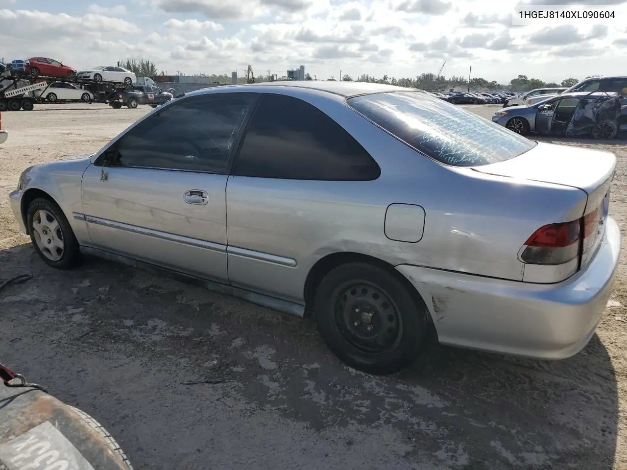 1999 Honda Civic Ex VIN: 1HGEJ8140XL090604 Lot: 57460505