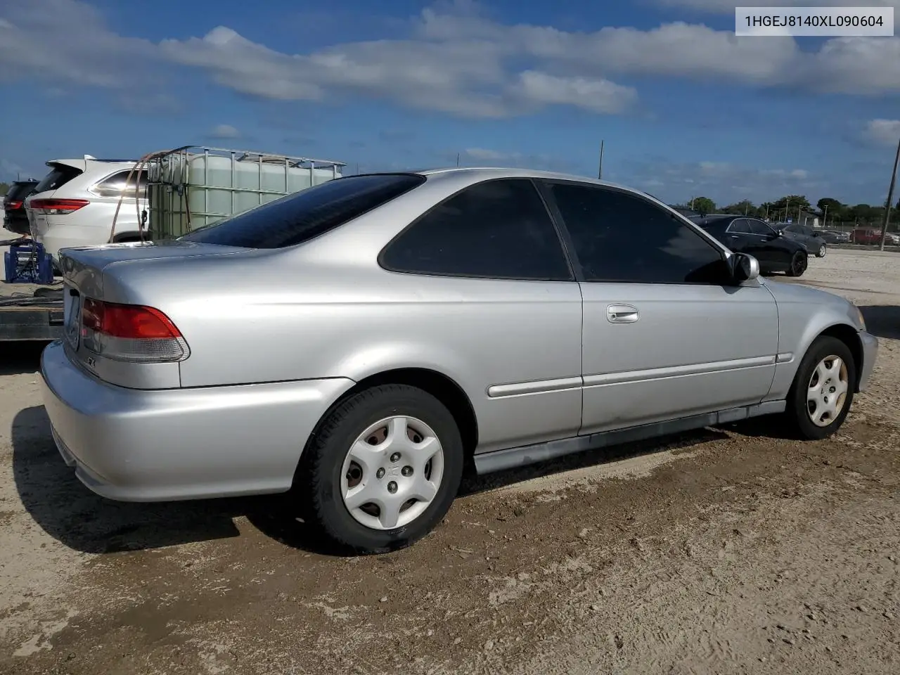 1999 Honda Civic Ex VIN: 1HGEJ8140XL090604 Lot: 57460505