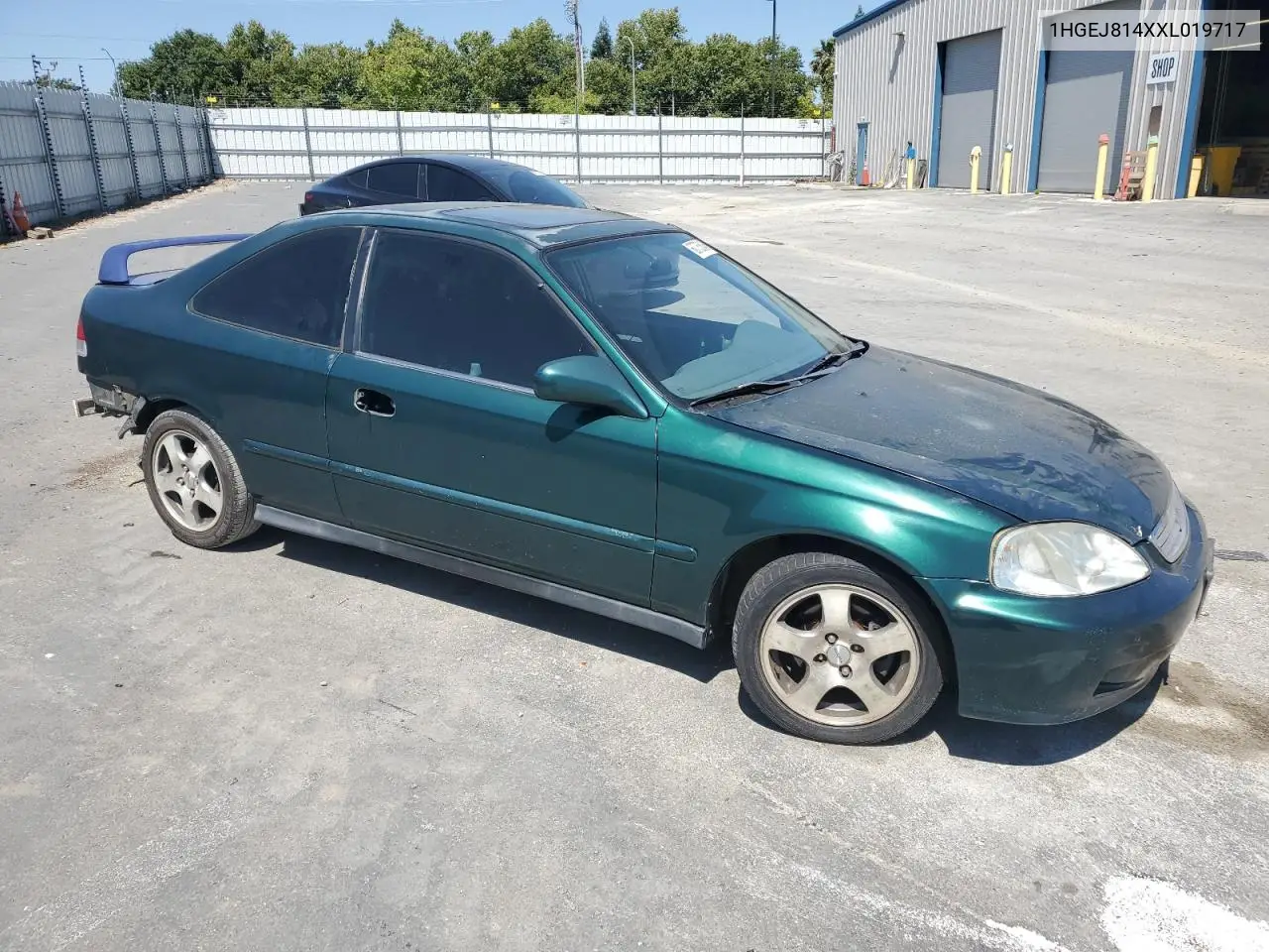 1999 Honda Civic Ex VIN: 1HGEJ814XXL019717 Lot: 60753645