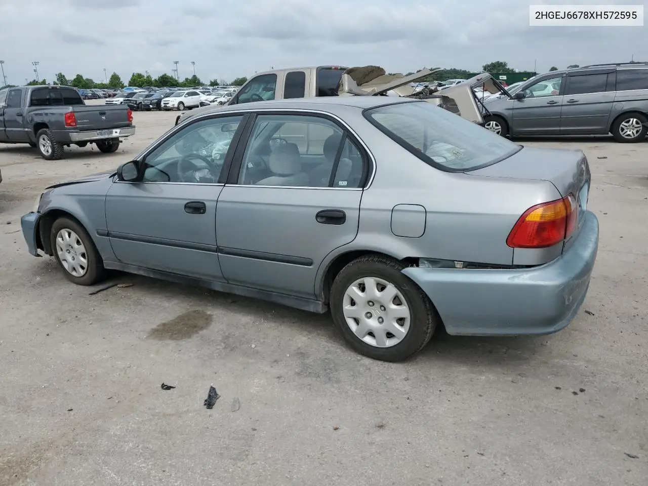 1999 Honda Civic Lx VIN: 2HGEJ6678XH572595 Lot: 60873735