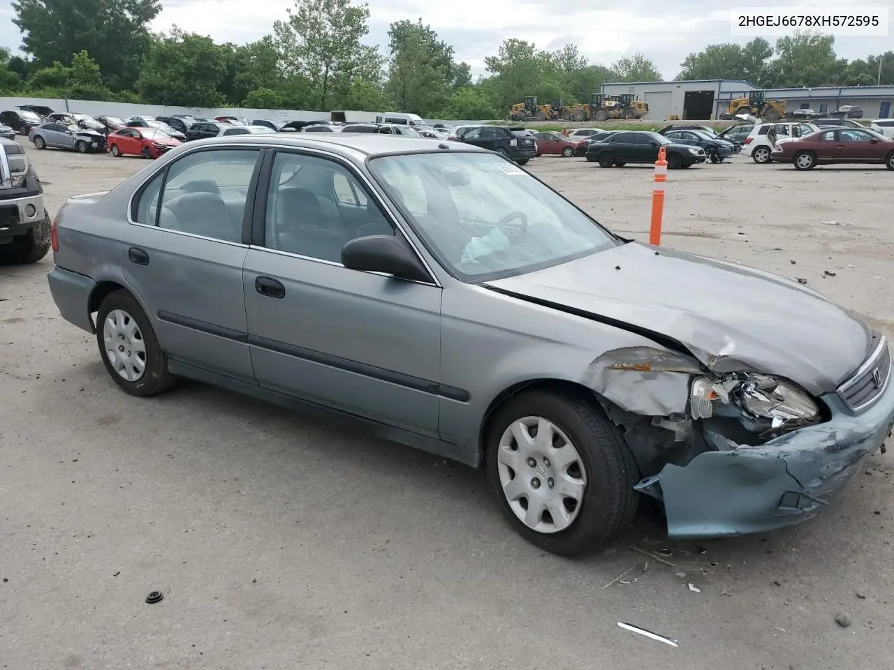 1999 Honda Civic Lx VIN: 2HGEJ6678XH572595 Lot: 60873735