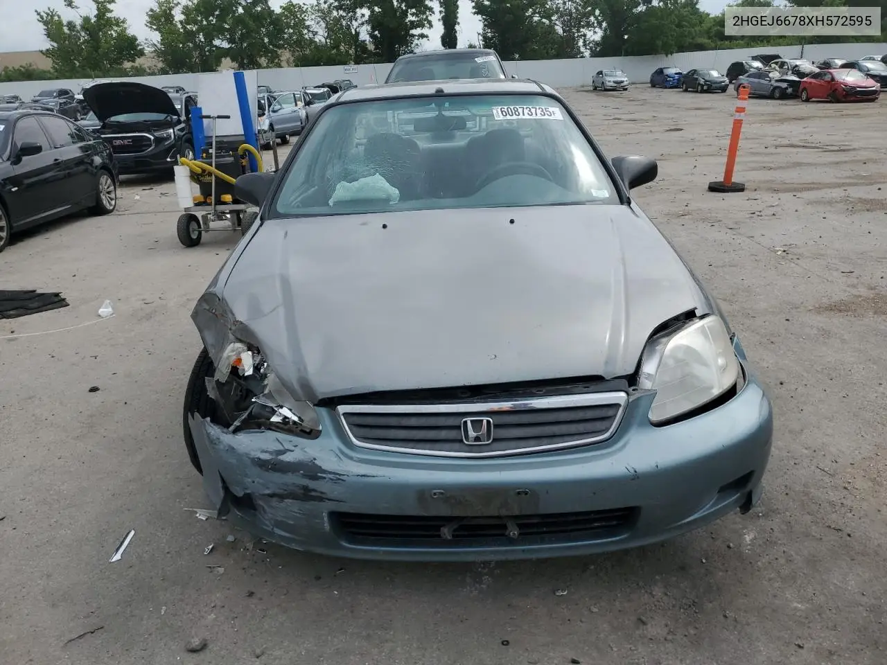 1999 Honda Civic Lx VIN: 2HGEJ6678XH572595 Lot: 60873735