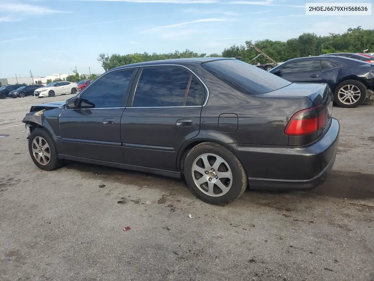 1999 Honda Civic Lx VIN: 2HGEJ6679XH568636 Lot: 61596465