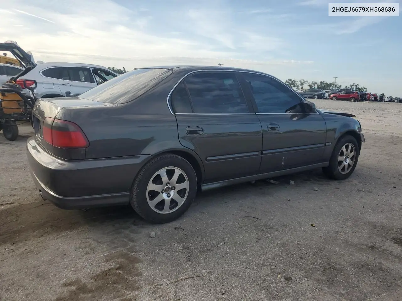 1999 Honda Civic Lx VIN: 2HGEJ6679XH568636 Lot: 61596465